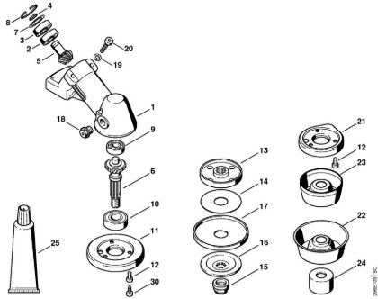 Gear head (05.2003) Clearing saws (FS) FS 480-K Stihl