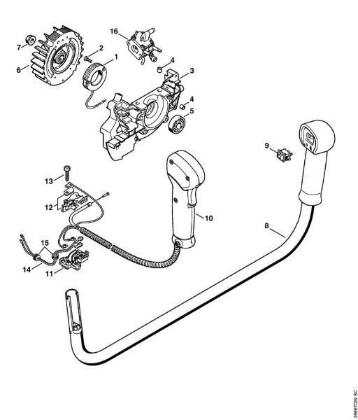 Handle heating Clearing saws (FS) FS 480-W Stihl