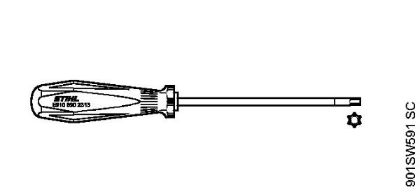 Screwdriver, T10 Clearing saws (FS) FS 490 C-EM K Stihl