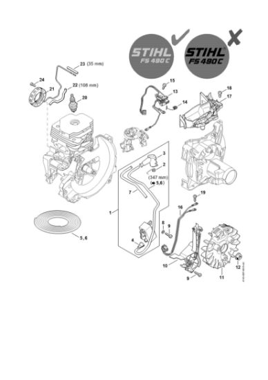 Picture of Ignition system FS 490 C-EM KW