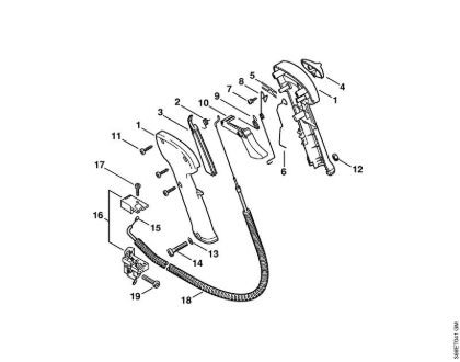 Control handle    1 57 307 792 (29.2002) Clearing saws (FS) FS 500 Stihl