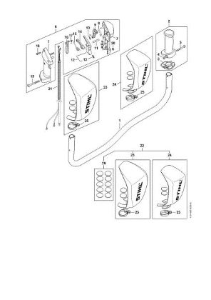 Picture of Handlebar, Control handle FS 511 C-EM