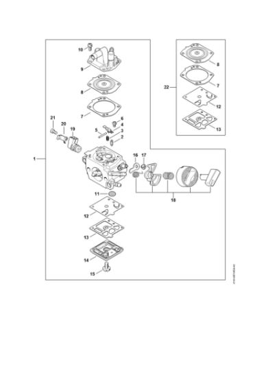 Picture of Carburetor FS 561 C-EM