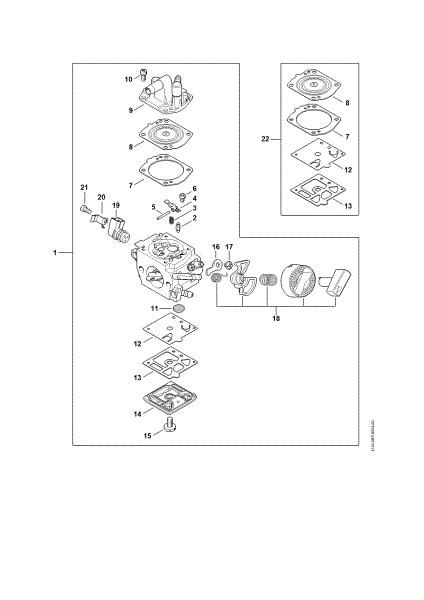 Picture of Carburetor FS 561 C-EM