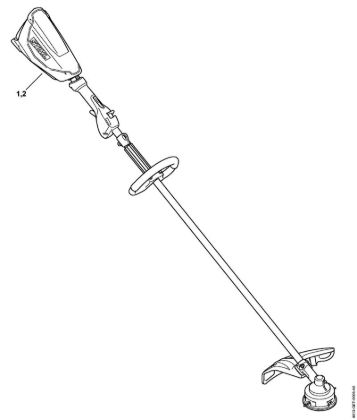 Serial number Cordless trimmers (FSA) FSA 130 R Stihl