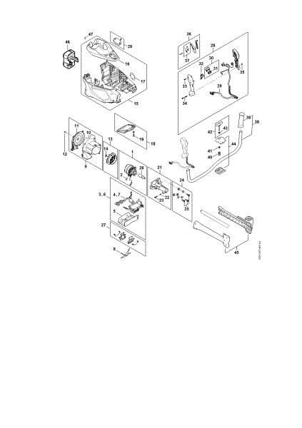 Picture of Electric motor, Motor housing, Bike handle FSA 135 FSA 135