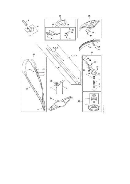 Picture of Drive tube assembly, Gear head, Deflector FSA 135 R FSA 135 R