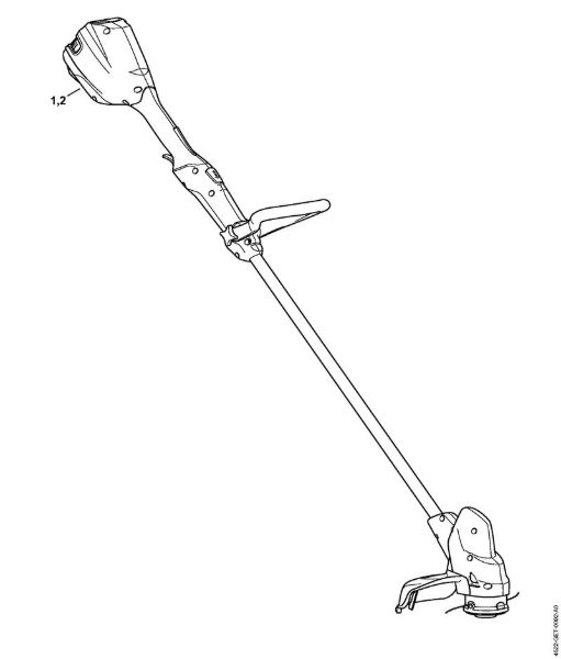 Serial number Cordless trimmers (FSA) FSA 56 Stihl