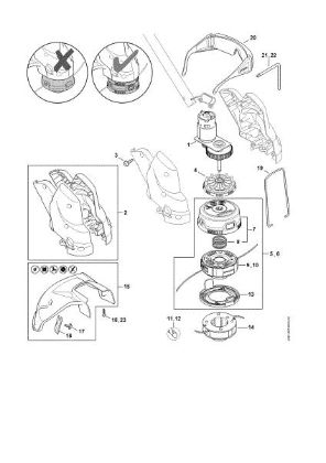 Picture of Electric motor, Cutting head FSA 57
