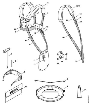 Tools, Extras Cordless trimmers (FSA) FSA 90 R Stihl