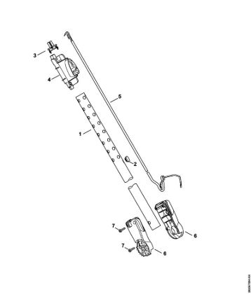 Drive tube assembly Electric trimmers (FE, FSE) FSE 52 Stihl