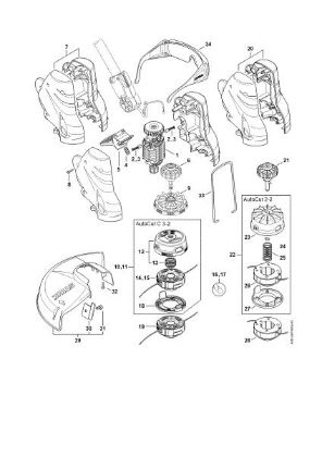 Picture of Electric motor, Cutting head FSE 52