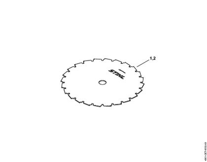 Circular saw blade 200-22, chisel tooth HP FS Cutting attachments Circular saw blade MZ 200-22 HP Stihl