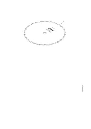 Picture of Circular saw blade 250-26, chisel tooth Circular saw blade MZ 250-26