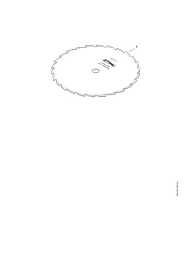 Picture of Circular saw blade 250-26, chisel tooth Circular saw blade MZ 250-26