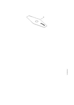 Picture of Grass cutting blade 230-2 Grass cutting blade 230-2 / 9"-2