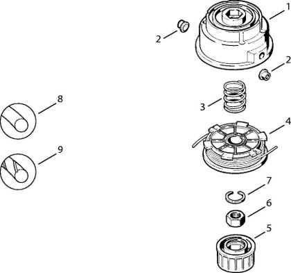 Mowing head AutoCut 10-2 FS Cutting attachments Mowing head AutoCut 10-2 Stihl