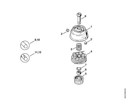 Mowing head AutoCut 20-2 FS Cutting attachments Mowing head AutoCut 20-2 Stihl