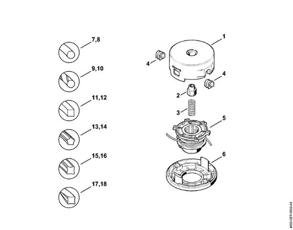 Mowing head AutoCut 25-2 FS Cutting attachments Mowing head AutoCut 25-2 Stihl