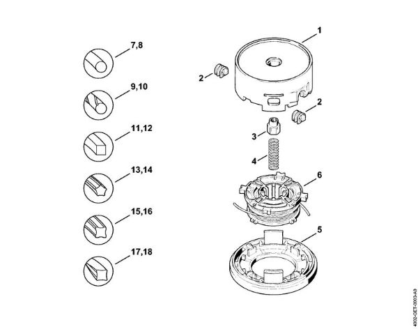 Mowing head AutoCut 30-2 FS Cutting attachments Mowing head AutoCut 30-2 Stihl