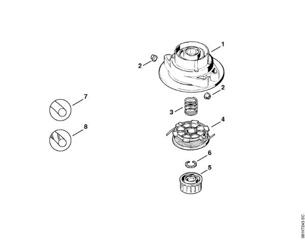 Mowing head AutoCut 5-2 FS Cutting attachments Mowing head AutoCut 5-2 Stihl