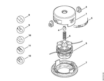 Mowing head AutoCut C 25-2 FS Cutting attachments Mowing head AutoCut C 25-2 Stihl