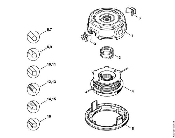 Mowing head AutoCut C 26-2 FS Cutting attachments Mowing head AutoCut C 26-2 Stihl