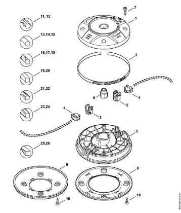 Mowing head DuroCut 20-2 FS Cutting attachments Mowing head DuroCut 20-2 Stihl