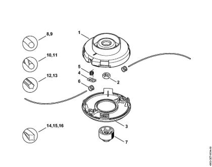 Mowing head FixCut 25-2 FS Cutting attachments Mowing head FixCut 25-2 Stihl