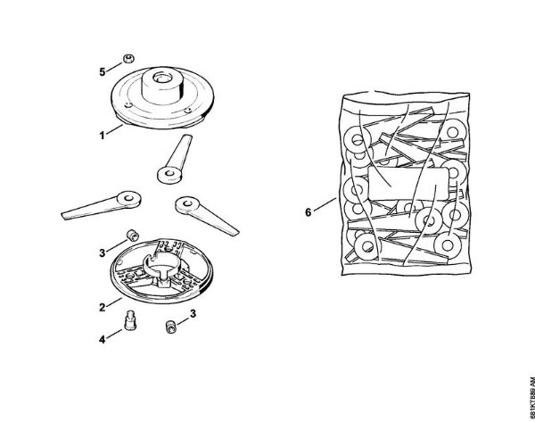 Mowing head PolyCut 10-3 FS Cutting attachments Mowing head PolyCut 10-3 Stihl