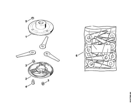 Mowing head PolyCut 20-3 FS Cutting attachments Mowing head PolyCut 20-3 Stihl