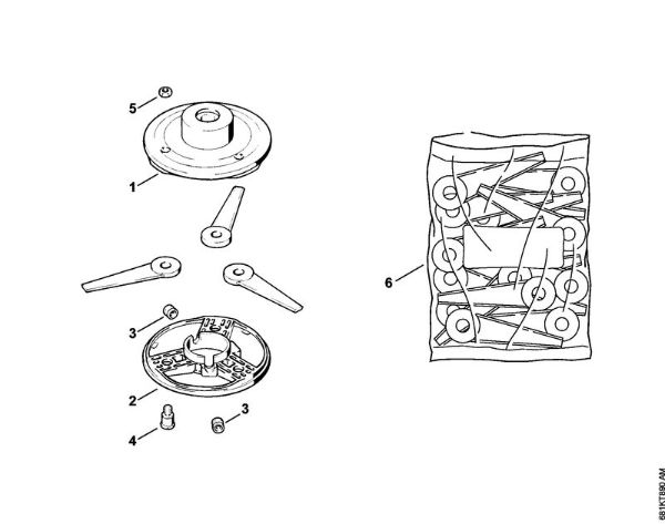 Mowing head PolyCut 20-3 FS Cutting attachments Mowing head PolyCut 20-3 Stihl