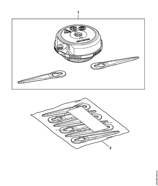 Mowing head PolyCut 3-2 FS Cutting attachments Mowing head PolyCut 3-2 Stihl
