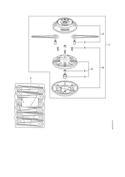 Picture of Mowing head PolyCut 48-2 Mowing head PolyCut 48-2