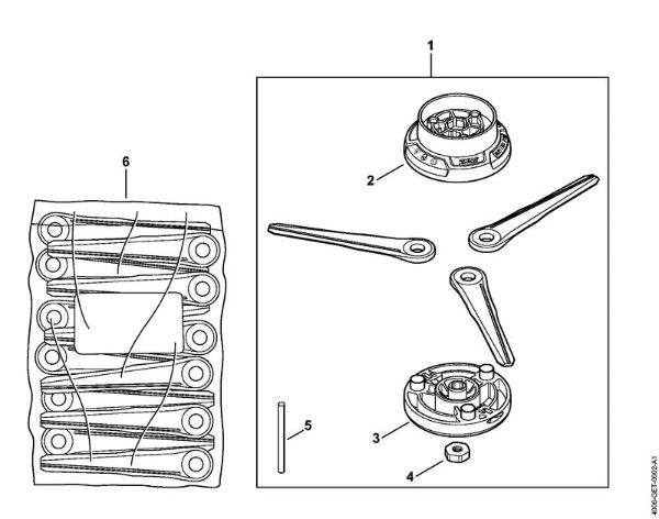 Mowing head PolyCut 7-3 FS Cutting attachments Mowing head PolyCut 7-3 Stihl