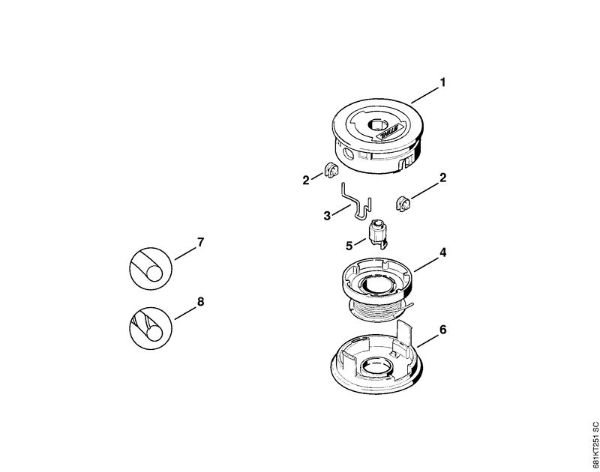 Mowing head SuperCut 10-1 FS Cutting attachments Mowing head SuperCut 10-1 Stihl