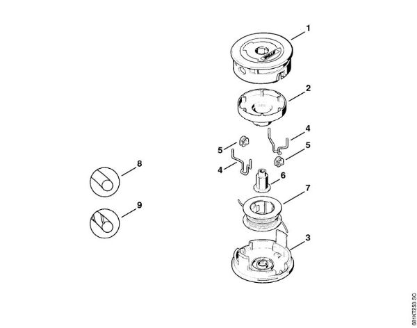 Mowing head SuperCut 20-2 FS Cutting attachments Mowing head SuperCut 20-2 Stihl