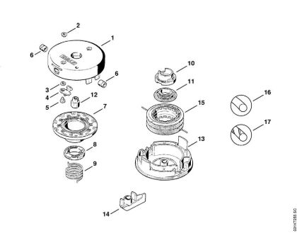 Mowing head SuperCut 2-2 FS Cutting attachments Mowing head SuperCut 2-2 Stihl