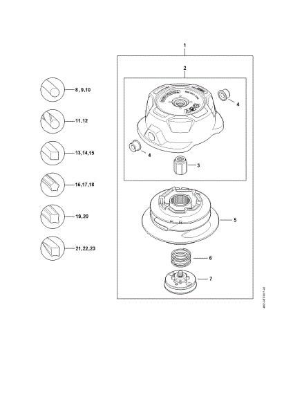 Picture of Mowing head TrimCut C 32-2 Mowing head TrimCut C 32-2