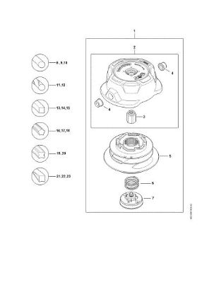 Picture of Mowing head TrimCut C 42-2 Mowing head TrimCut C 42-2