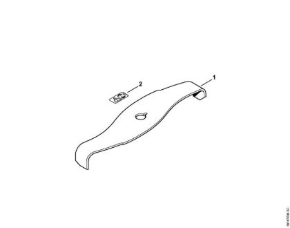 Schredder blade 320-2 FS Cutting attachments Shredder blade 320-2 / 12.6-2 Stihl