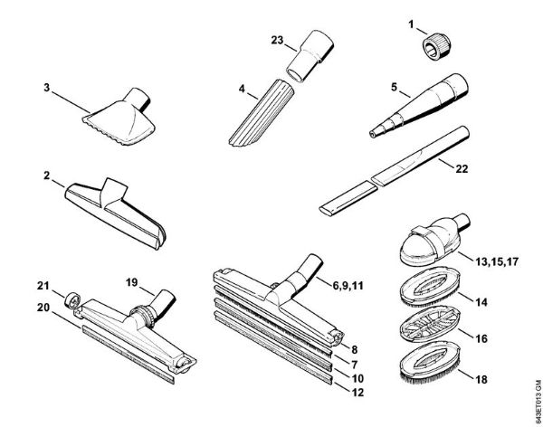 Extras Vacuum cleaners (SE) SE 120 E Stihl