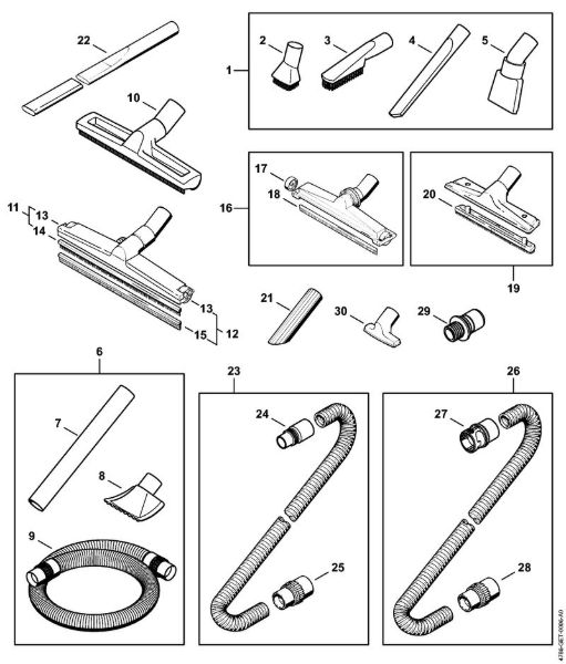 Accessories Vacuum cleaners (SE) SE 133 ME Stihl