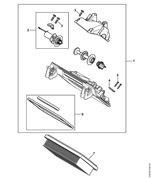 Filter system Vacuum cleaners (SE) SE 133 ME Stihl