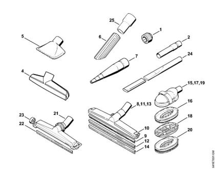 Extras Vacuum cleaners (SE) SE 201 Stihl