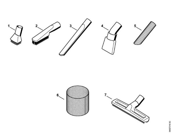 Extras Vacuum cleaners (SE) SE 61 Stihl