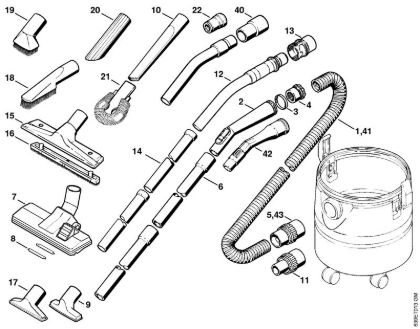 Tools, Extras Vacuum cleaners (SE) SE 80 Stihl