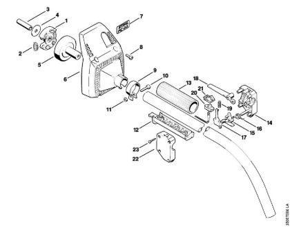 Clutch, Control handle FC 44 FC 44 brand Stihl