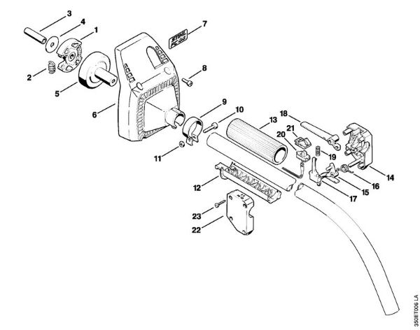 Clutch, Control handle FC 44 FC 44 brand Stihl