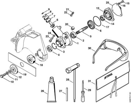 Gear head, Tools, Extras FC 85 FC 85 brand Stihl